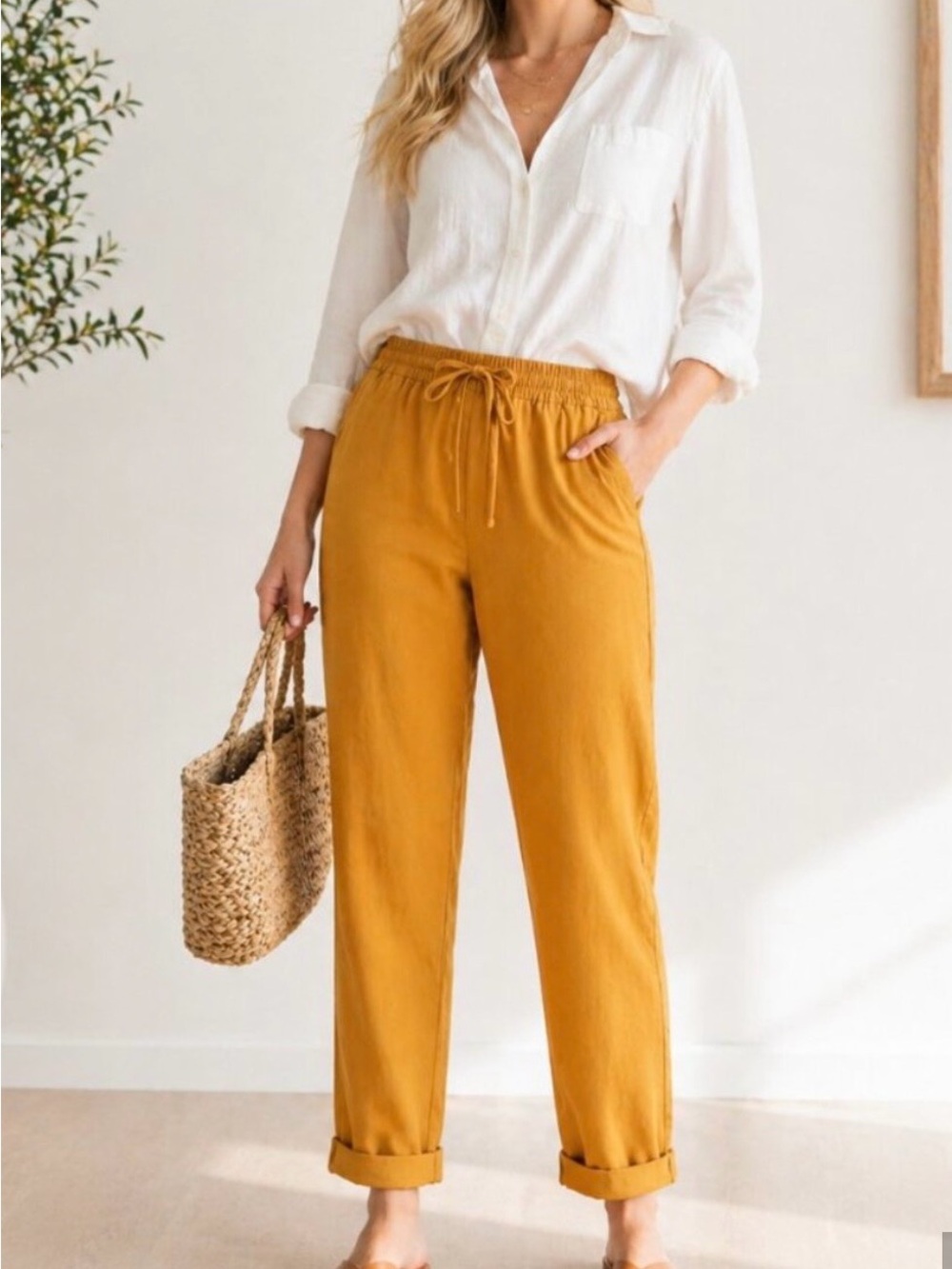 J. Crew Linen Pants